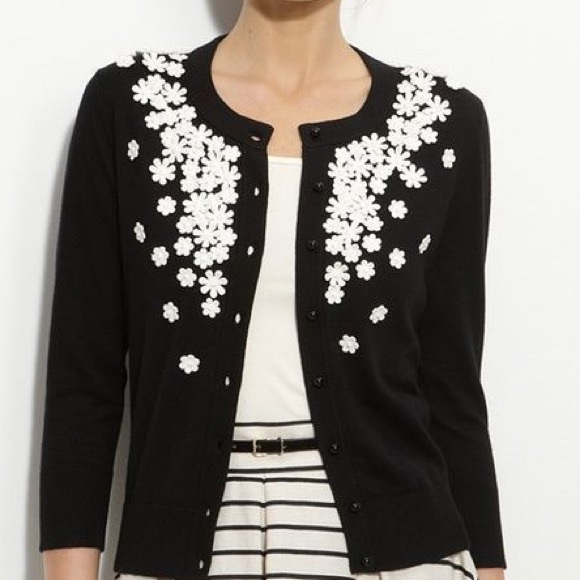 Kate Spade Floral Embellished Cardigan 